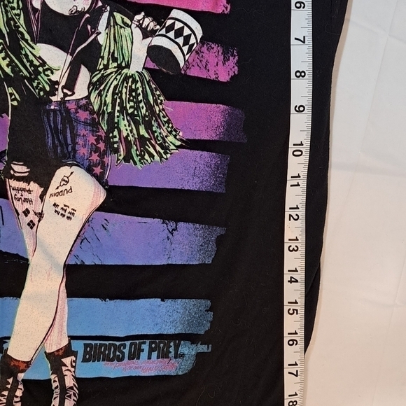 Harley Quinn Birds of Prey DC Short Sleeve T-shirt Women's Size XL Black - Picture 10 of 10